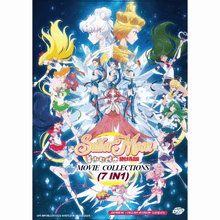 Load image into Gallery viewer, Sailor Moon 7in1  Movie Collections English Audio Dubbed, DVD