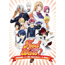 Load image into Gallery viewer, Food Wars! Shokugeki no Sama! Season 1-5 English Dubbed and Subbed Dual Audio DVD