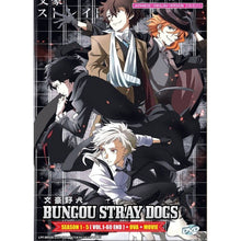 Load image into Gallery viewer, Bungou Stray Dogs Season 1-5 Vol.1-60 End + OVA + Movie, English Audio Dubbed DVD