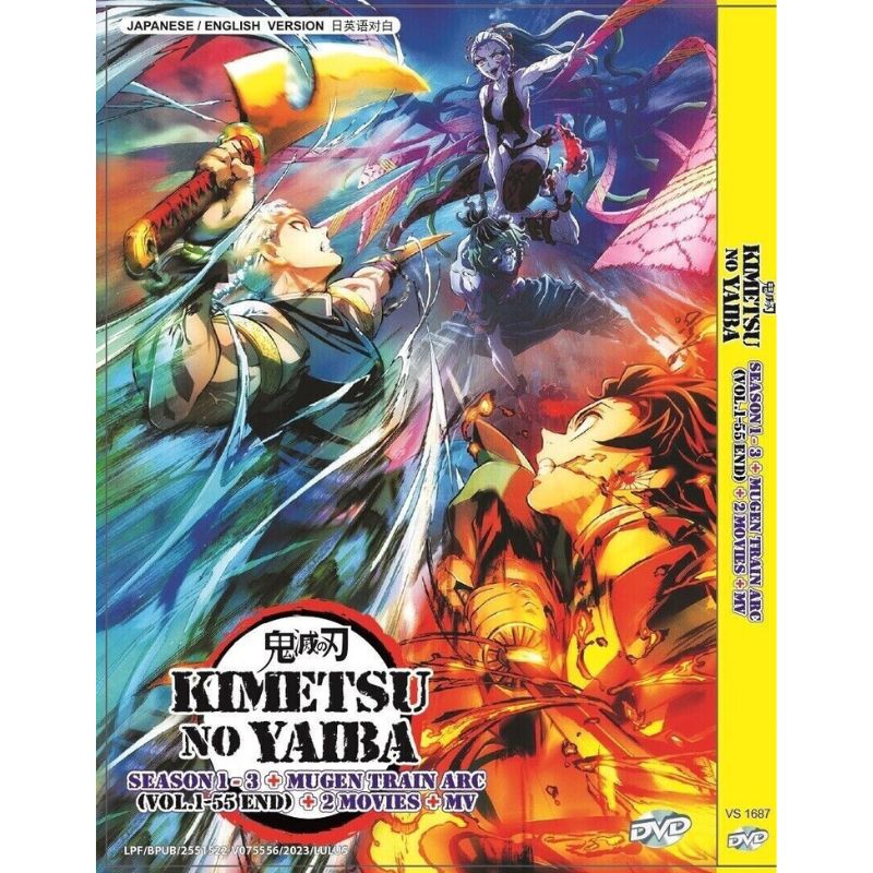 DVD Anime Demon Slayer Kimetsu No Yaiba Season 3 - Swordsmith Village Arc