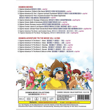 Load image into Gallery viewer, Digimon Movie Collections (16 in 1) Boxset English Subtitle DVD