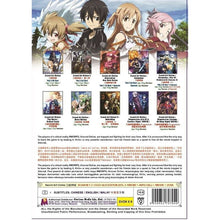 Load image into Gallery viewer, SWORD ART ONLINE Season 1-3 + Gun Gale Online + Alicization (Volume 1-108 End + 4 Special) + Movie + 2 OVAs DVD