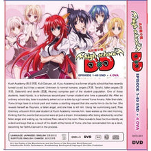 Load image into Gallery viewer, Uncut High School DXD Season 1-4 Series (1-49 End)+ 4 OVA English Dubbed and Subbed DVD