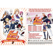 Load image into Gallery viewer, Food Wars! Shokugeki no Sama! Season 1-5 English Dubbed and Subbed Dual Audio DVD