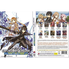 Load image into Gallery viewer, SWORD ART ONLINE Season 1-3 + Gun Gale Online + Alicization (Volume 1-108 End + 4 Special) + Movie + 2 OVAs DVD