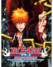 Load image into Gallery viewer, Bleach Complete 4 Movies Collection Dual Audio English Dubbed and Subbed DVD Anime Box Set