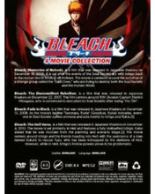 Load image into Gallery viewer, Bleach Complete 4 Movies Collection Dual Audio English Dubbed and Subbed DVD Anime Box Set