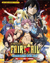 Load image into Gallery viewer, Fairy Tail Complete Collection Series Episode 1-328 + 2 Movies Dual Audio English Dubbed and Subbed DVD Anime Box Set