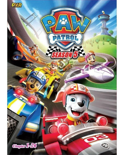Paw Patrol Season 5 Episode 1-26 Cartoon TV Series DVD