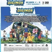 Load image into Gallery viewer, Digimon Digital Monsters Complete Boxset (Season 1-5) English Audio Dubbed
