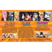 Load image into Gallery viewer, Naruto + Shippuden + Boruto (Vol.1-1013 End + 11 Movie) English Audio Dubbed DVD
