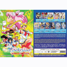 Load image into Gallery viewer, Sailor Moon Complete Series (Ep.1-239 End &amp; 7 Movies) English Audio Dubbed DVD
