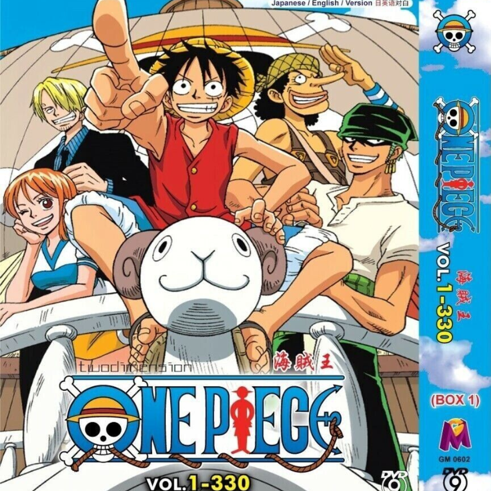 One Piece Episodes 1 - 64 English Dubbed Complete Season 1 on 6 DVDs Anime