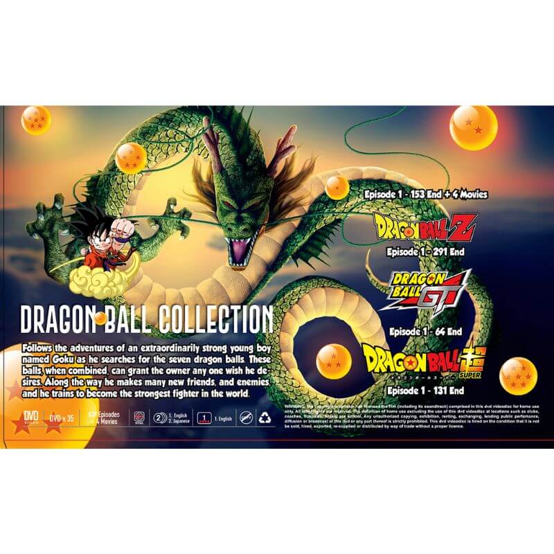 Dragon Ball Complete Collection Box Set Vol.1-639 Dual Audio